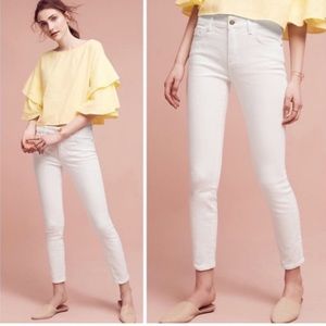 PILCRO & THE LETTER PRESS WHITE OFF STRAIGHT LEG#30